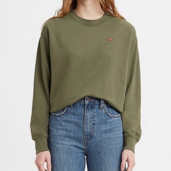 Levi's Sweaters - Levi’s pullover crewneck sweater size medium olive green